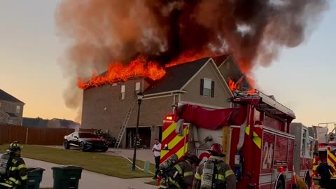 Large house fire reported at home in northeast Richland County neighborhood