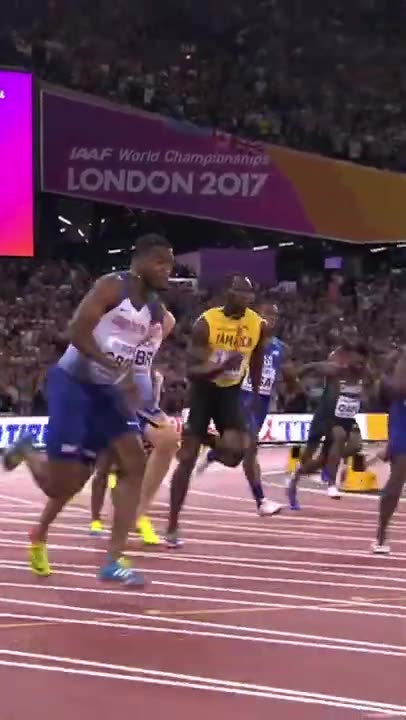 Usain Bolt's last race #shorts