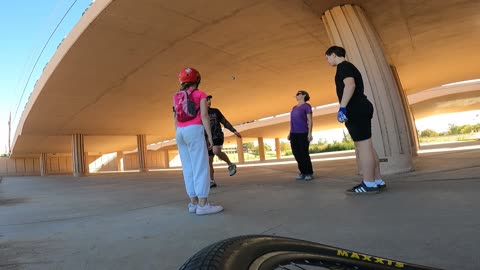 under the bridge