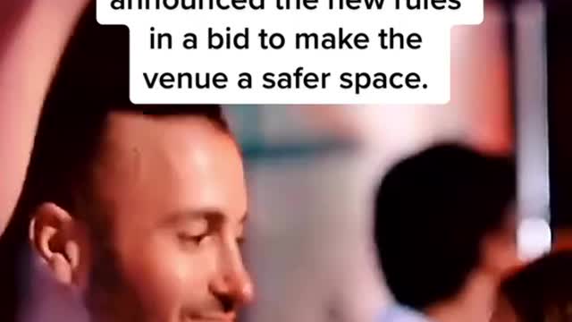 A Sydney night club has banned staring without prior consent
