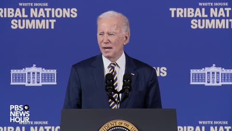 Biden addresses White House Tribal Nations Summit in Washington