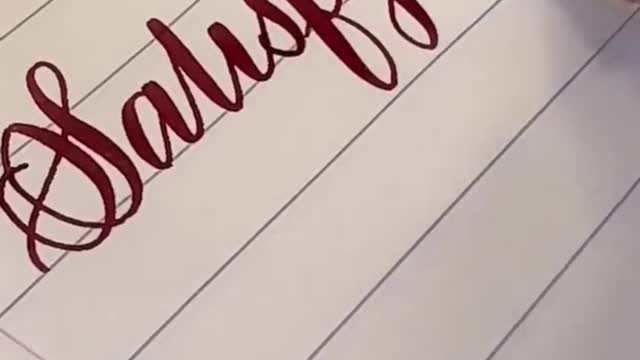 Pilot FA nib calligraphy is super satisfying!