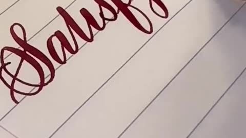 Pilot FA nib calligraphy is super satisfying!