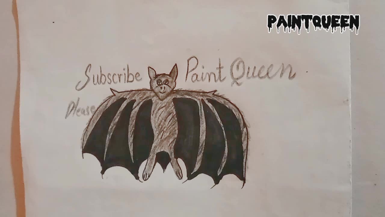 Cute bat animal easy drawing