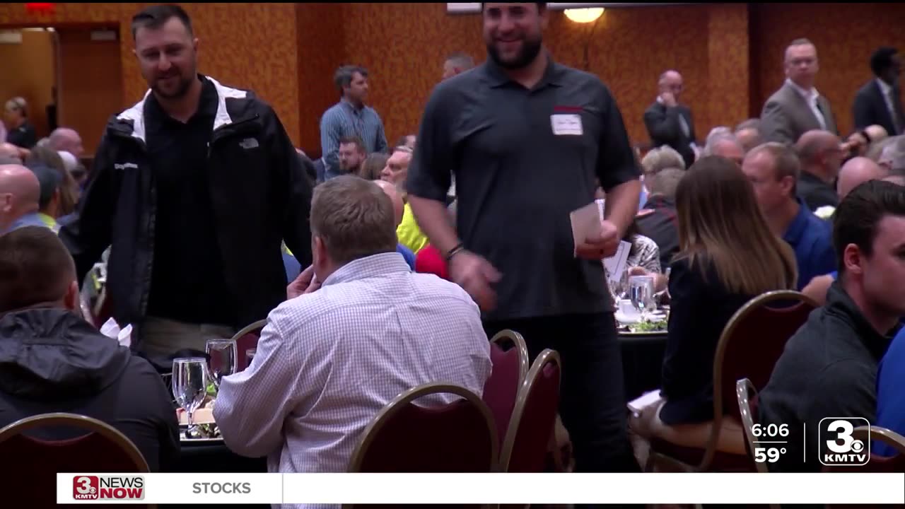 Gov. Pillen visits La Vista for luncheon with National Safety Council