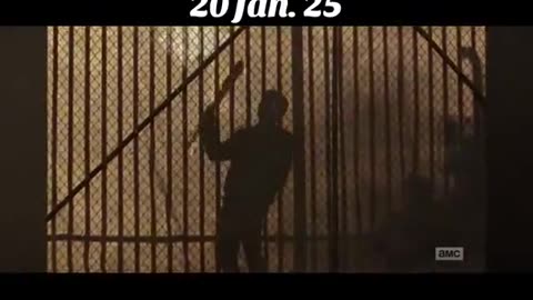Trump at White House gates. Trump January 20, 2025.
