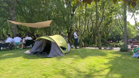 You can pitch a tent
