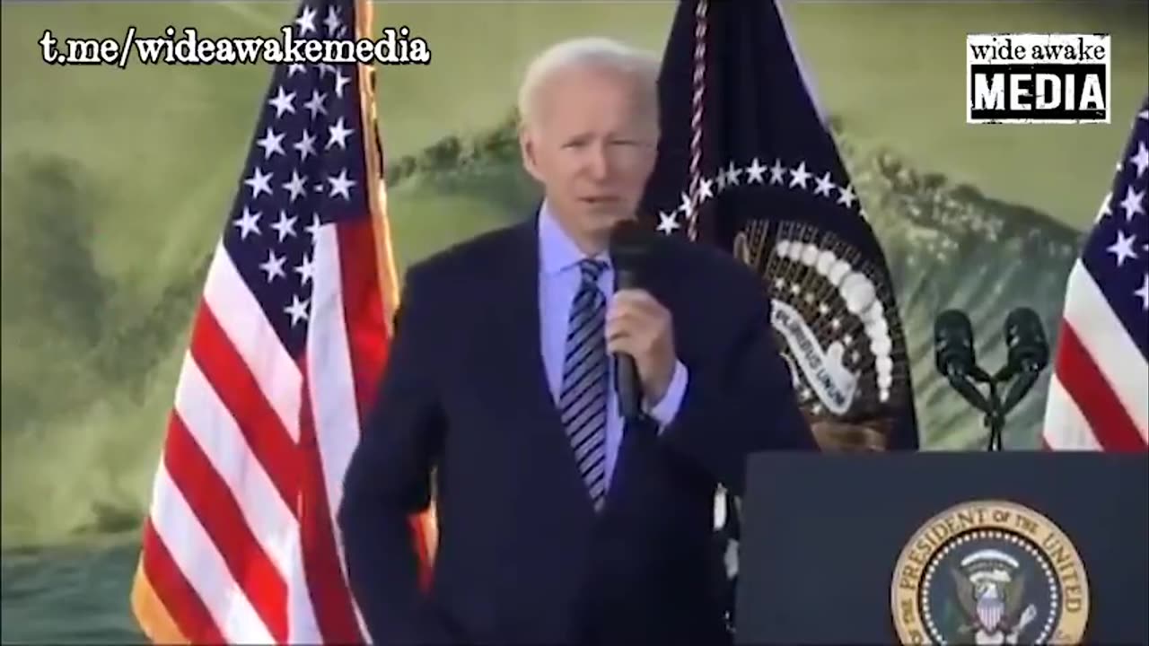 Joe Biden: "I know you all know there is no climate problem."