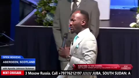 Kennedy ENCOUNTER with Apostle Suleman Open Heaven ABERDEEN, SCOTLAND, Day 1 Evening Session