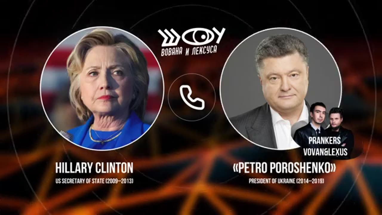 Vovan and Lexus Prank with Hillary Clinton (English)