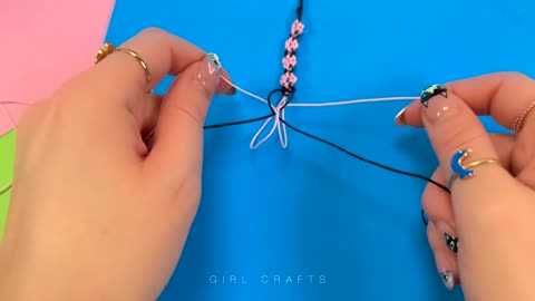 DIY - FLOWERS FRIENDSHIP BRACELET - Easy Method