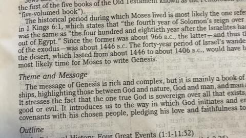 Genesis Chapter 1-14