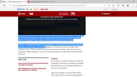 Pichadores desafiam a polícia e revoltam a população em Goiânia