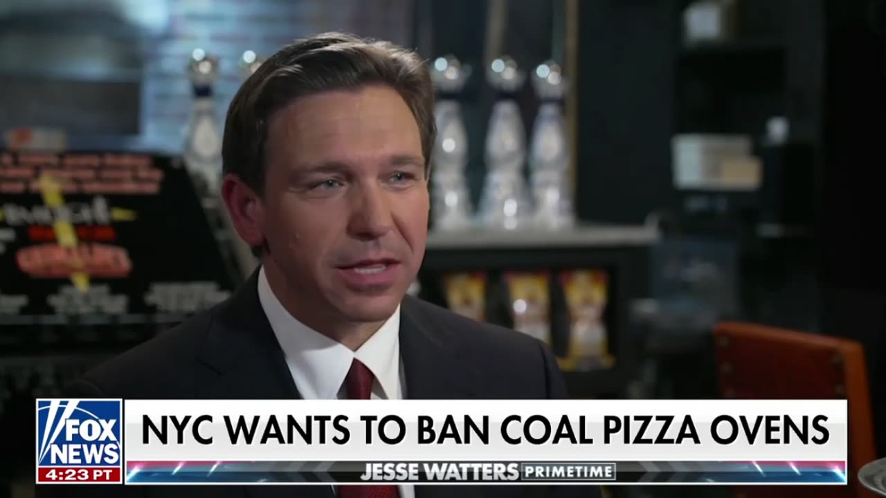 Gov. DeSantis on New York wanting to crack down on coal and wood-fired pizza ovens