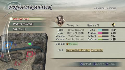 ZHANG LIAO MUSOU MODE CHAPTER 2 CHANG BAN || DINASTY WARRIORS 6