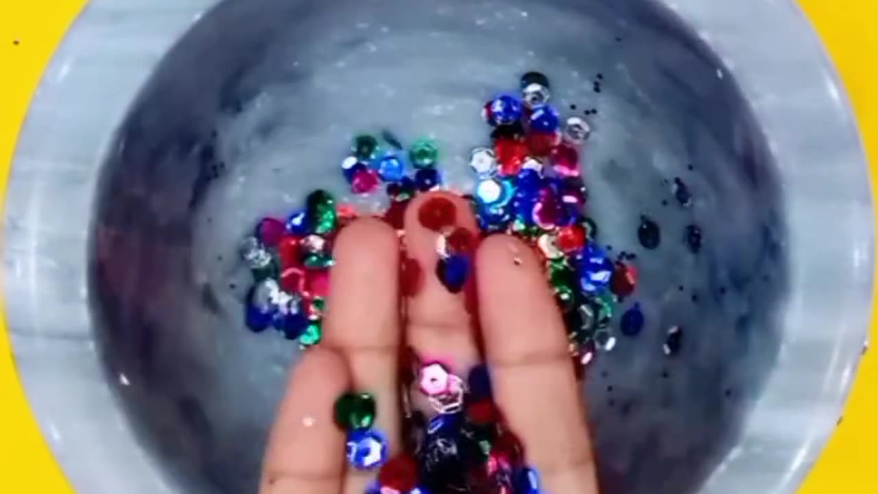 Satisfying Crushing Glitters ✅💥🎊💯