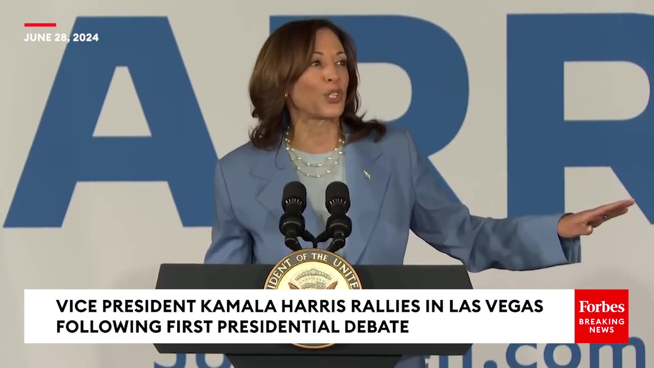 BREAKING- Kamala Harris Praises Joe Biden 'When The Cameras Are One And When The Cameras Are Off'