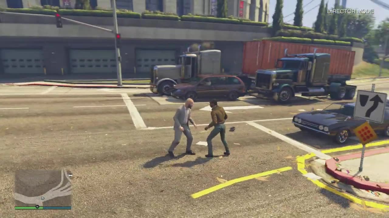 NPC's VS MICHAEL IN (GTA 5)🤣🤜🤛