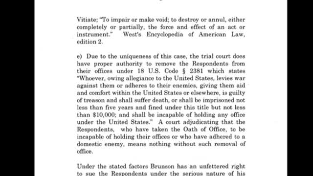 Supreme Court case #22-380 Brunson vs Alma S Adams