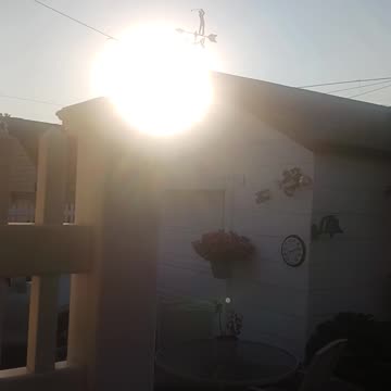 Sunrise this morning