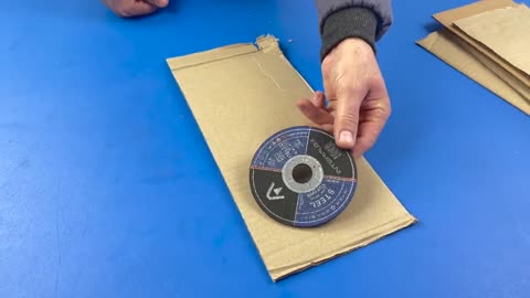 Why it is Not Patented? Insert Cardboard Into Angle Grinder and Amazed