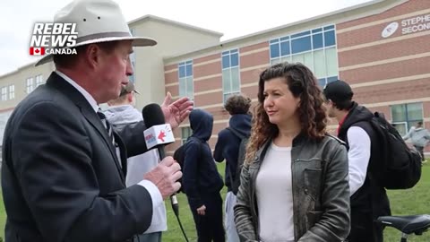 Protest erupts at Ontario high school over sexual indoctrination in the classroom