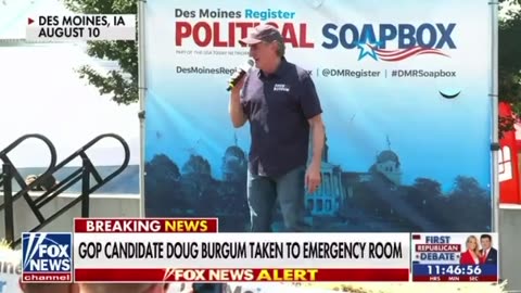 Burgum injured playing basketball will he make the debate tonight