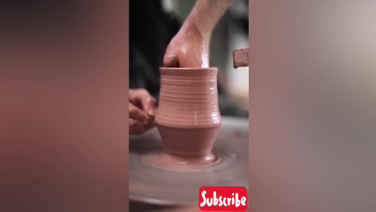 Clay flower pot