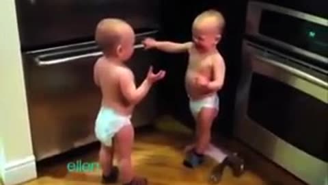 Funny babies 😂😂 dubbed video