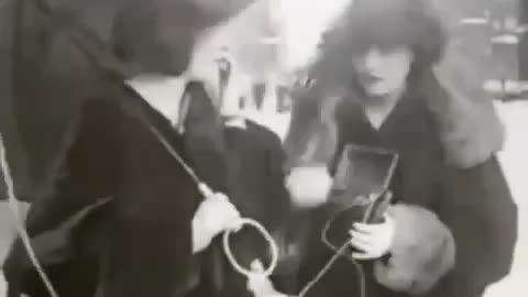 THE MOBILE PHONE BEING SHOWN OFF 100 YRS AGO BEFORE IT WENT MAINSTREAM