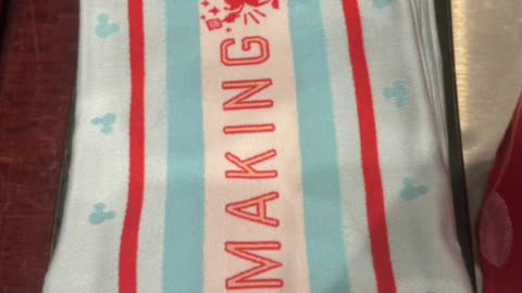 Disney Parks Mickey Mouse Making Magic Striped Kitchen Towel #shorts