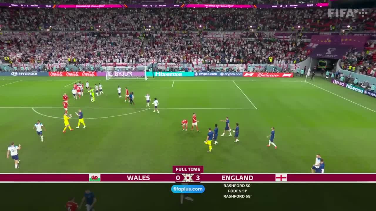 Rashford hits EMPHATIC double | Wales v England | FIFA World Cup Qatar 2022