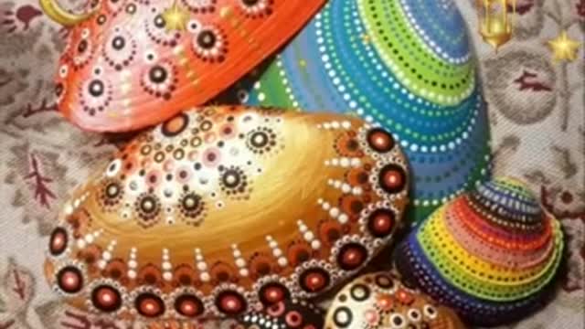 Beautiful painted seashell decor ideas/seashell jewellery