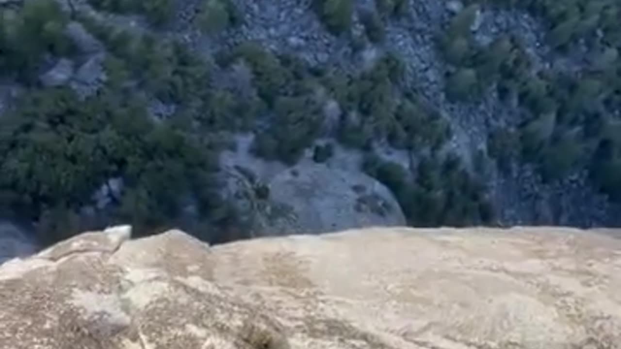 Waking up on the side of a mountain