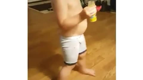 A funny child