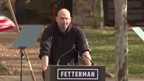 Flags all fall for Fetterman 😂