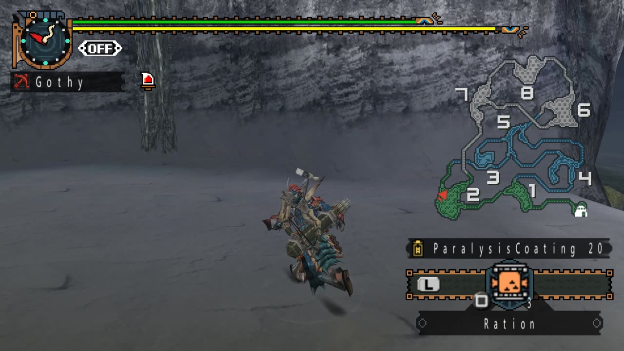 Monster Hunter Freedom Unite - Where to get Khezu Whelp in Snowy Mountain