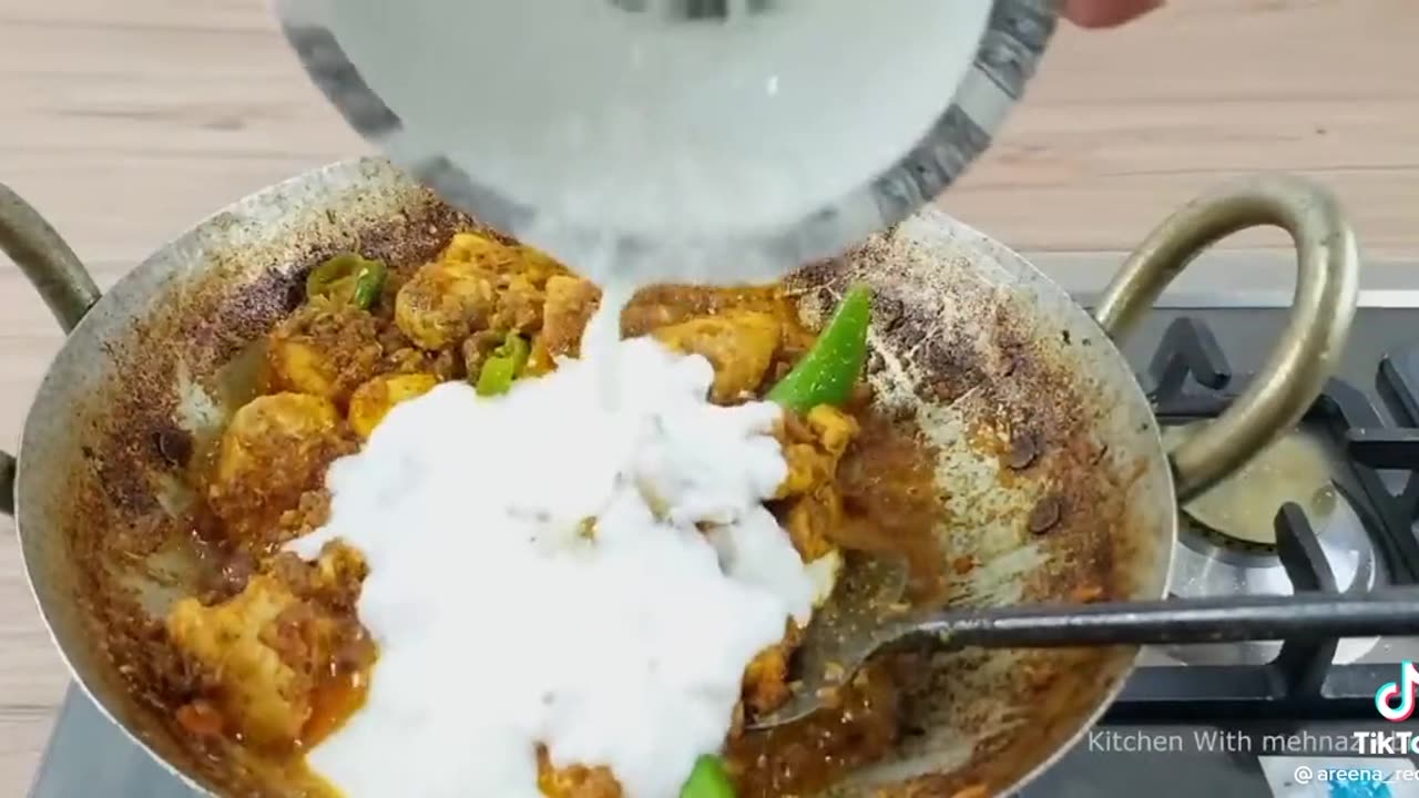 Chicken karhai Making. Recipe|