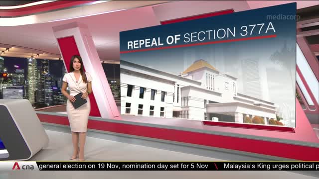 Bills to repeal 377A, amend Constitution to protect definition of marriage tabled in Parliament