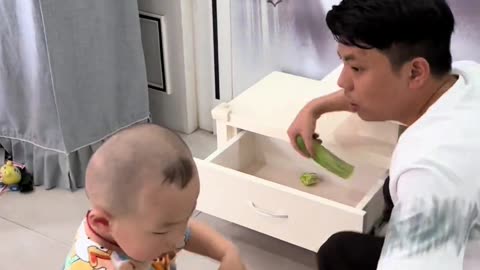 How to training funny cute baby tricks