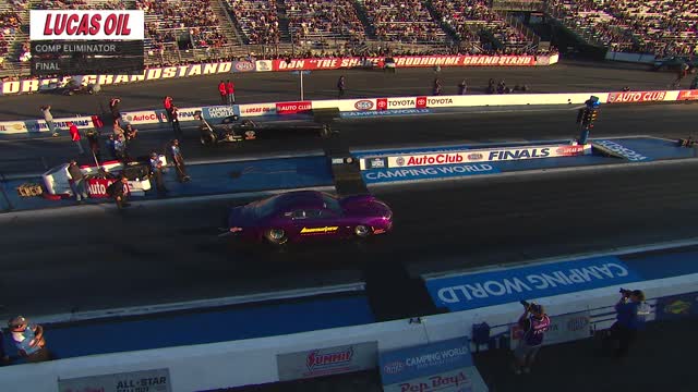 Allen Wilson wins Comp Eliminator at Auto Club NHRA FInals