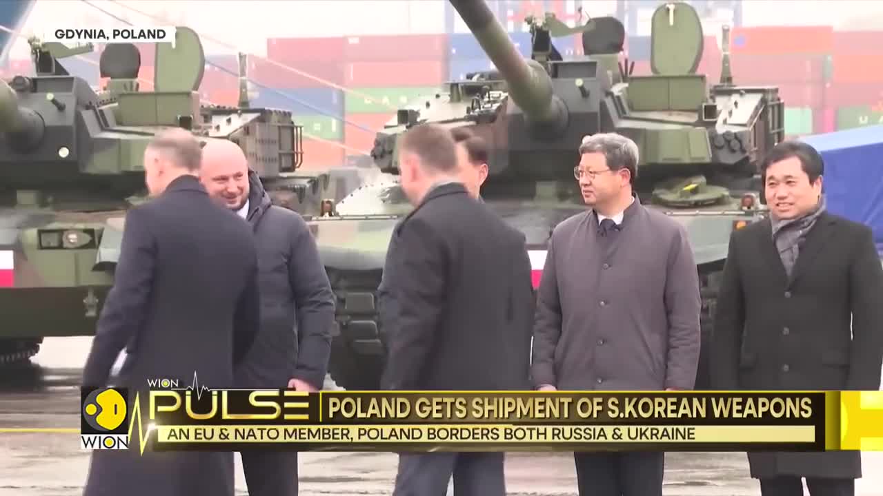 Poland welcomes first shipment of South Korean tanks World News English news WION