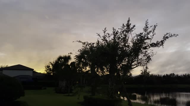 Color Change Sunrise In Paradise (Widescreen) #4K #HDR #DolbyVision #Sunrise