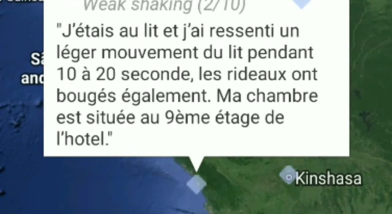 TERROR CHANGE IN GABON | GABON EARTHQUAKE