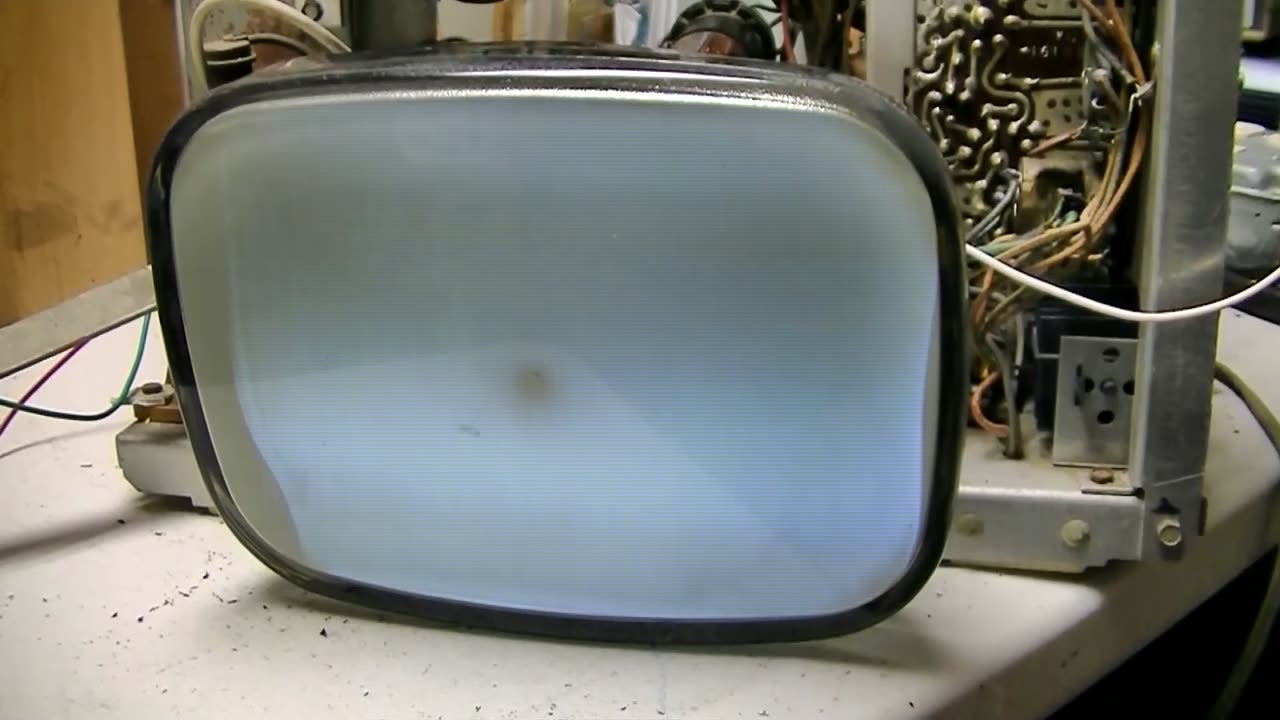 TV Repair 1958 Emerson 1268 Portable Television Ball Drop Fail