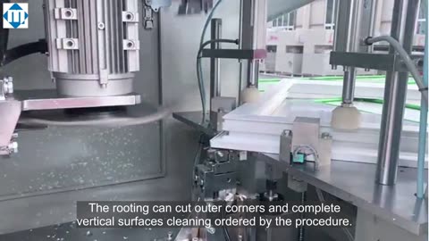 CNC Corner cleaning machine #cnc #cncmachine #windowmachine #cornercleaning