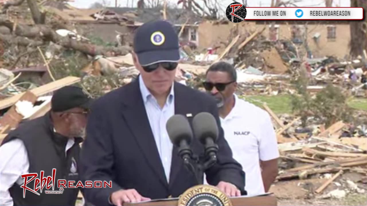 Biden Speaks about the Tornado Damage in Mississippi