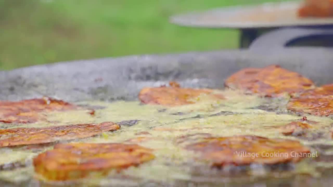 Village cooking Fried Mackerel Recipe