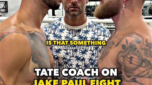 Tate coach on the Jake Paul fight