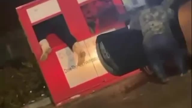 Got caught stealing the donations 👀😯😳
